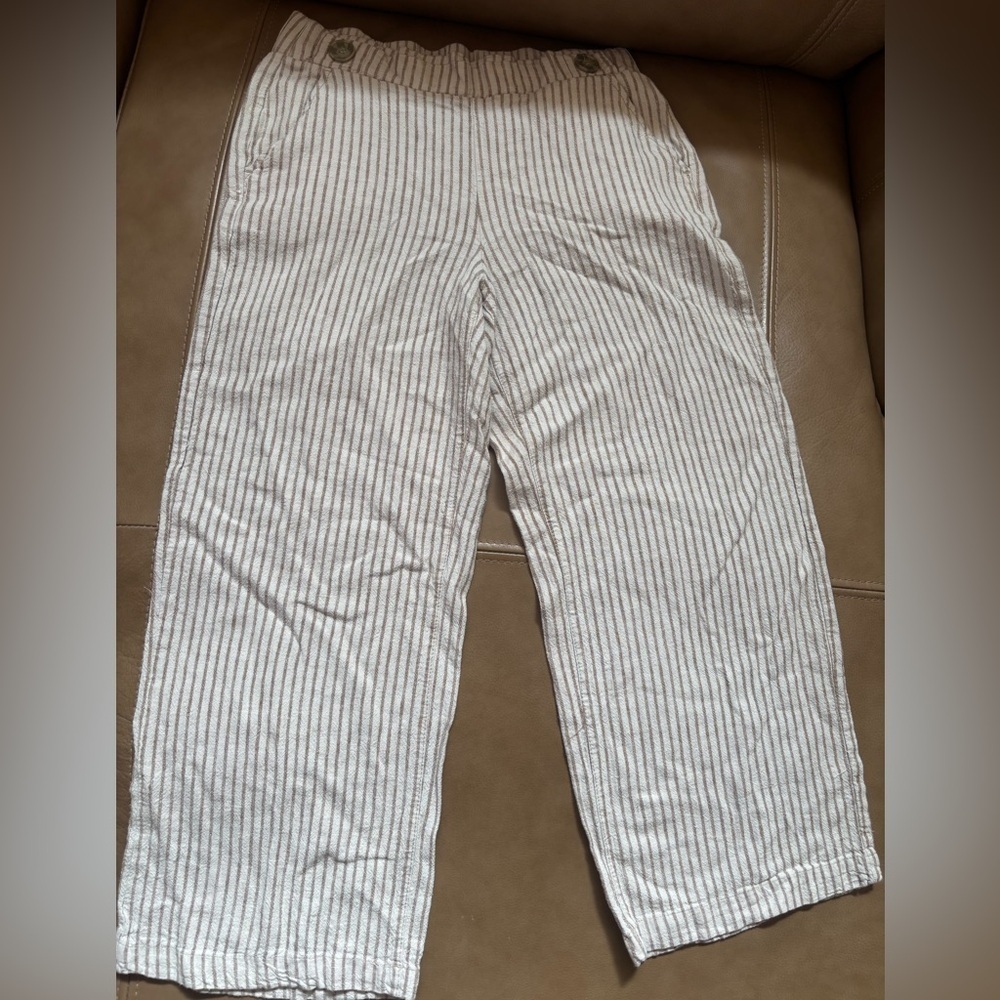 Striped cropped Pants - Picture 1 of 4